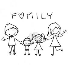 Vektor ruční kreslení karikatury šťastná rodina #31923003 | fotobanka  Fotky&Foto